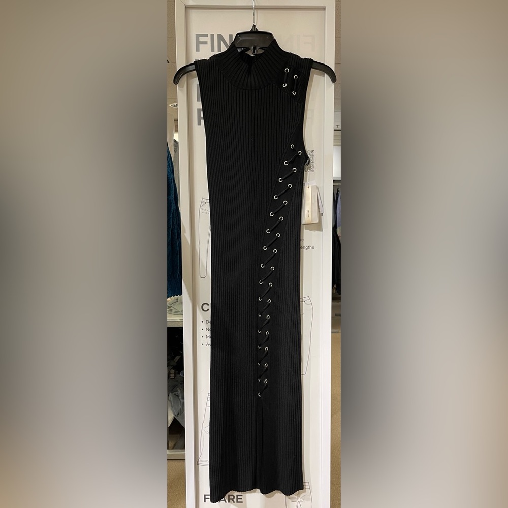 NWT Black Guess sweater dress